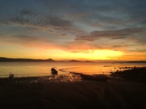 Atardecer desde Playa Zapote